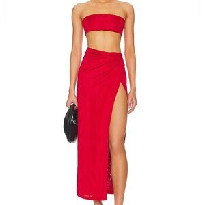 Superdown karolyna maxi skirt set